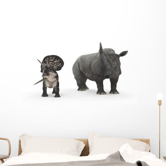 Adult Zuniceratops Compared to Wall Decal