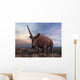 Elasmotherium Grazing Wall Decal