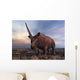 Elasmotherium Grazing Wall Decal