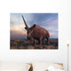 Elasmotherium Grazing Wall Decal