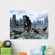 Pack Dire Wolves Crosses Wall Decal