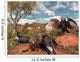 Pleistocene Black Vultures Feed Wall Decal