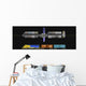 Lunar Space Elevator Compared Wall Decal