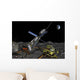 Manned Lunar Space Elevator Wall Decal Design 1