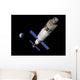Manned Soyuz Tma-m Spacecraft Wall Decal Design 1