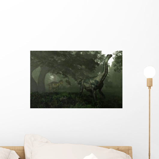Antarctosaurus Stalked Abelisaurus Prehistoric Wall Decal