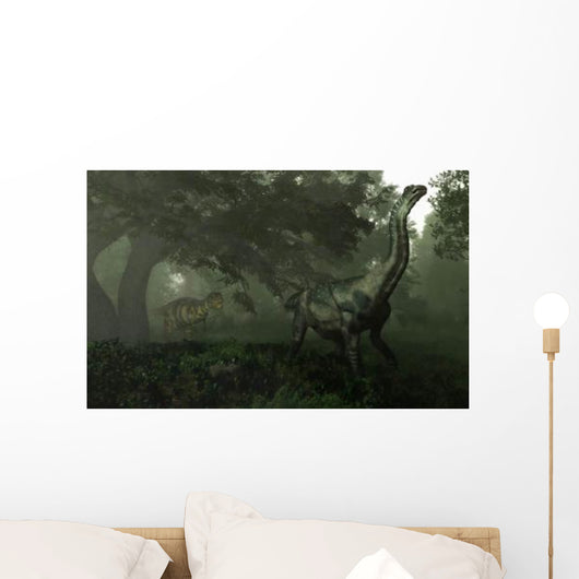 Antarctosaurus Stalked Abelisaurus Prehistoric Wall Decal