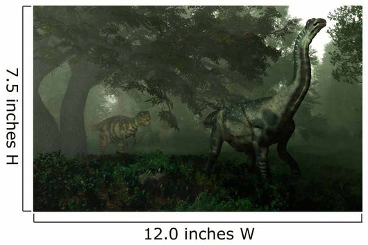 Antarctosaurus Stalked Abelisaurus Prehistoric Wall Decal