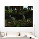 Caudipteryx Wander Prehistoric Landscape Wall Decal