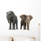 Adult Deinotherium Compared to Wall Decal