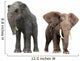 Adult Deinotherium Compared to Wall Decal