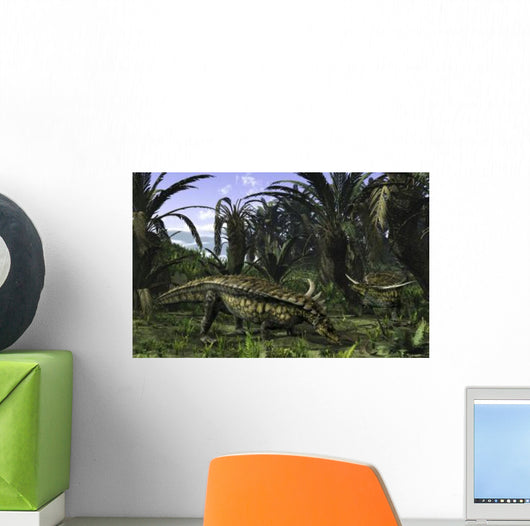 Desmatosuchus Search for Edible Wall Decal