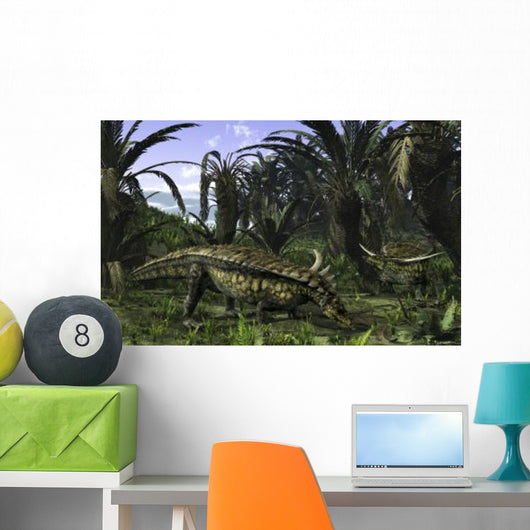 Desmatosuchus Search for Edible Wall Decal