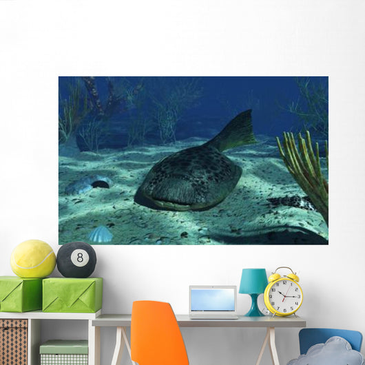 Drepanaspis Bottom Shallow Devonian Wall Decal