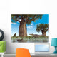 Kaprosuchus Crocodyliforms near Baobab Wall Decal