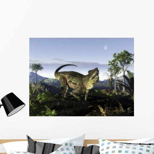Archosaur Genus Postosuchus Wanders Wall Decal