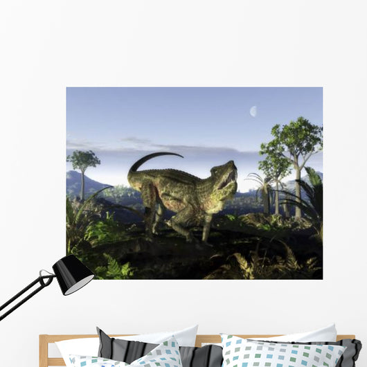 Archosaur Genus Postosuchus Wanders Wall Decal