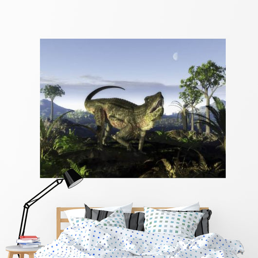 Archosaur Genus Postosuchus Wanders Wall Decal
