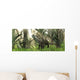Archosaur Wanders amidst Cycads Wall Decal