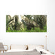 Archosaur Wanders amidst Cycads Wall Decal