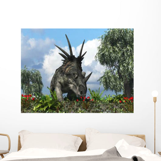 Styracosaurus Samples Flowers Order Wall Decal