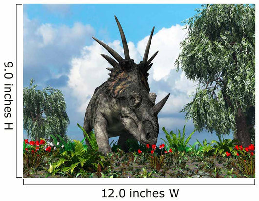 Styracosaurus Samples Flowers Order Wall Decal