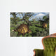 Prehistoric Glyptodonts Graze Grassy Wall Decal