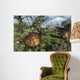 Prehistoric Glyptodonts Graze Grassy Wall Decal