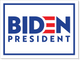 Biden for President Window Sticker