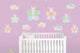 Dreamy Butterfly Family Wall Decal Sticker Set Wall Decal