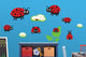 Cute Ladybug Family Wall Decal Sticker Set Wall Decal