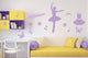Lavender Ballet Wall Decal Sticker Set Wall Decal