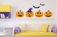 Spooky Jack-o-lanterns Halloween Wall Decal Sticker Set Wall Decal