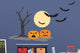 Spooky Halloween Night Wall Decal Sticker Set Wall Decal