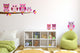 Pink Owl Family Wall Decal Sticker Set Wall Decal