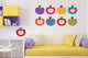 Colorful Apples Wall Decal Sticker Set Wall Decal