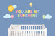 You Are My Sunshine Wall Decal Sticker Set Wall Decal