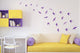 Purple Swallows Wall Decal Sticker Set Wall Decal