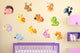 Cute Cartoon Forest Animal Wall Decal Sticker Set Wall Decal