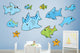 Fishy Friends Wall Decal Sticker Set Wall Decal