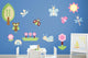 Nursery Garden Friends Wall Decal Sticker Set Wall Decal