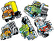 Cartoon Big Rig Trucks Wall Decal Sticker Set Wall Decal