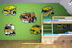 Monster School Bus and Wall Decal Sticker Set Wall Decal