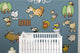 Cartoon Farm Animals Wall Decal Sticker Set Wall Decal
