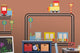 Pastel Baby Train Set Wall Decal Sticker Set Wall Decal
