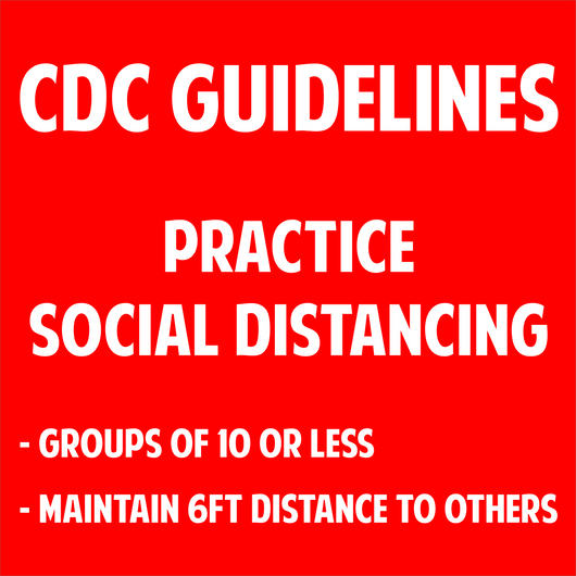 Practice Social Distancing Decal