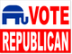 Vote Republican Window Sticker