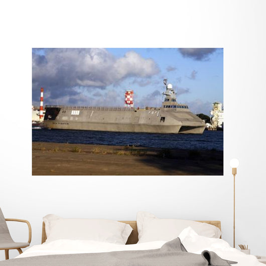 Sea Fighter Transits out Wall Decal