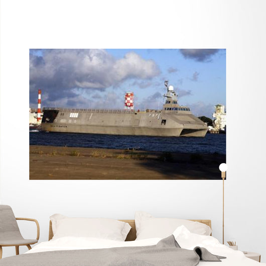 Sea Fighter Transits out Wall Decal