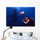 Underwater Photographer Takes Photos Wall Decal